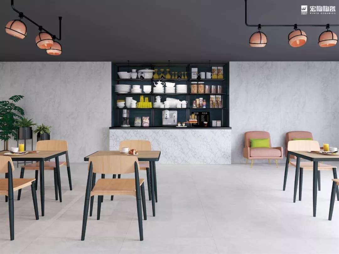 hjc888黄金城餐厅仿古瓷砖效果图