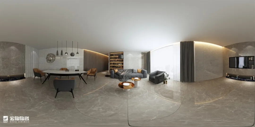 hjc888黄金城通体土耳其银灰装修效果图二