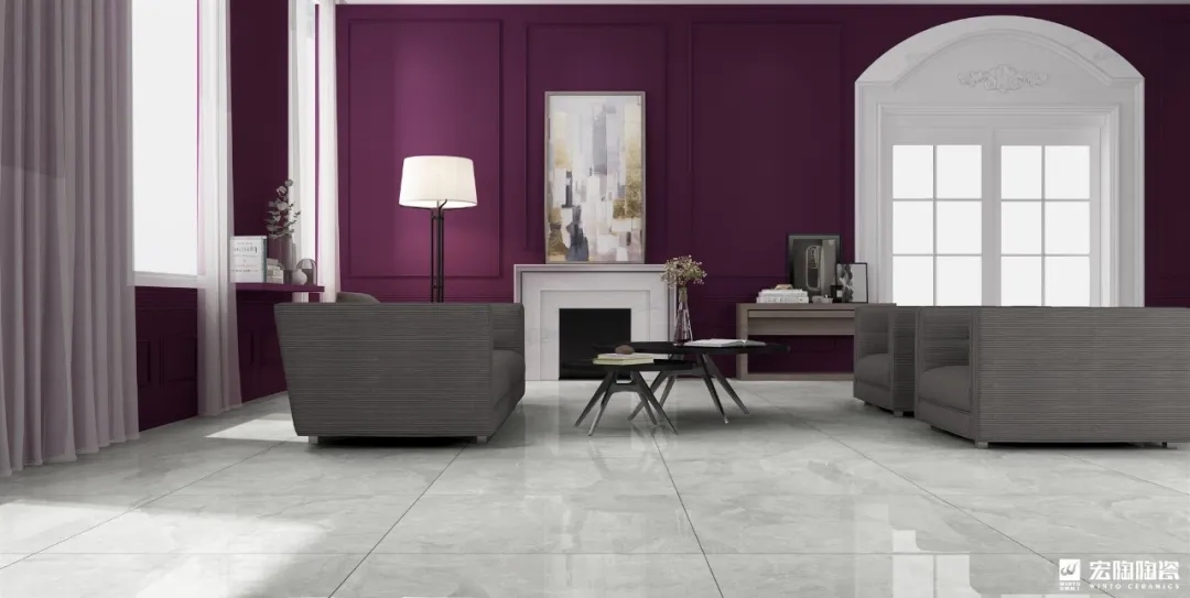 hjc888黄金城通体云影灰装修效果图