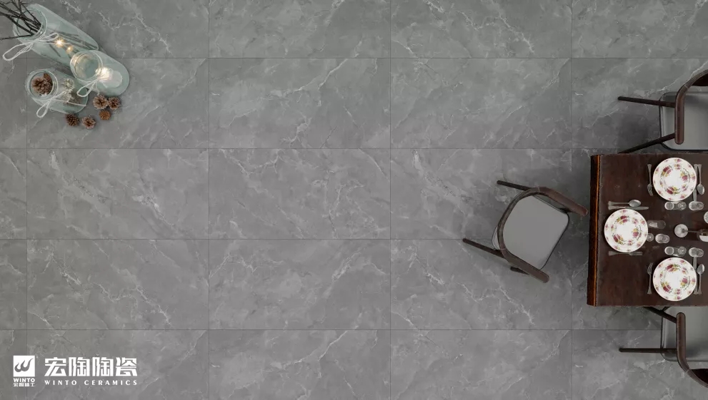 hjc888黄金城大板TPGMW157038（潘多拉灰）瓷砖地砖效果图