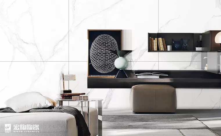 hjc888黄金城恣意连纹白瓷砖地砖装修效果图