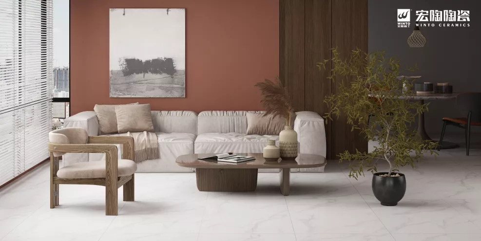 hjc888黄金城和璧岩·通体白瓷砖地砖效果图