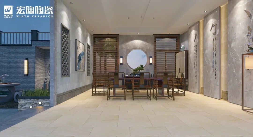 hjc888黄金城地砖装修效果