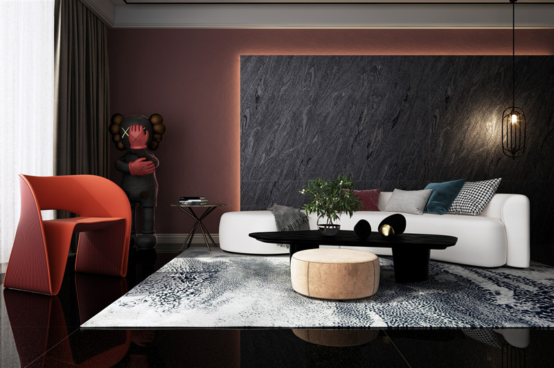 hjc888黄金城陶瓷大板配景墙装修效果图