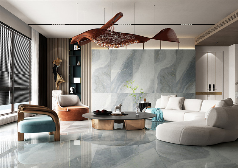 hjc888黄金城陶瓷大板配景墙装修效果图