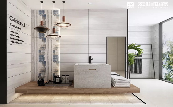 hjc888黄金城陶瓷品牌瓷片装修效果图