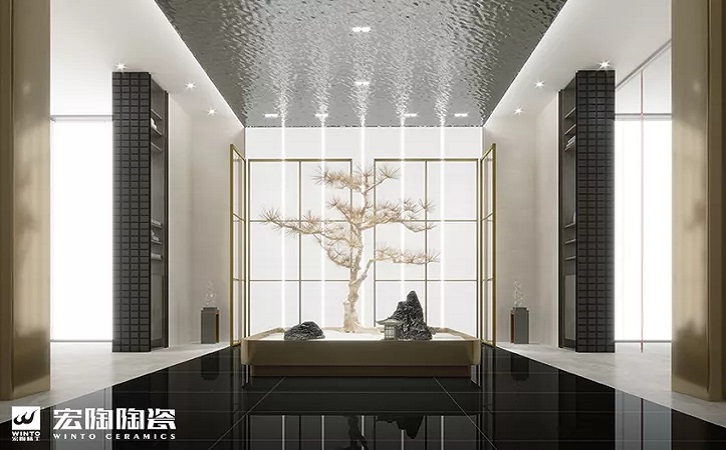 hjc888黄金城地砖装修效果