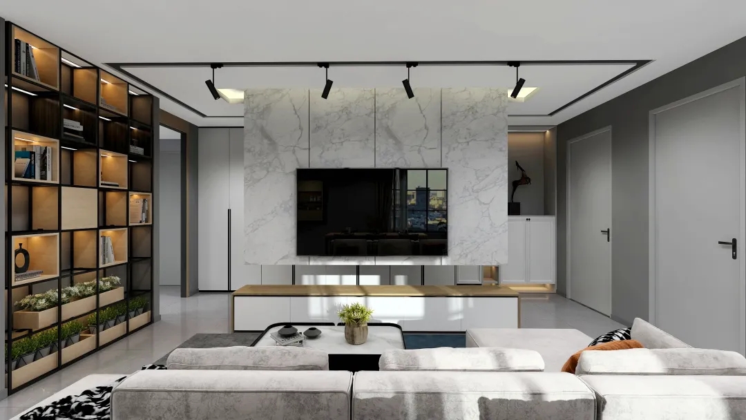 hjc888黄金城地砖LF-RQ157505天之蓝效果图