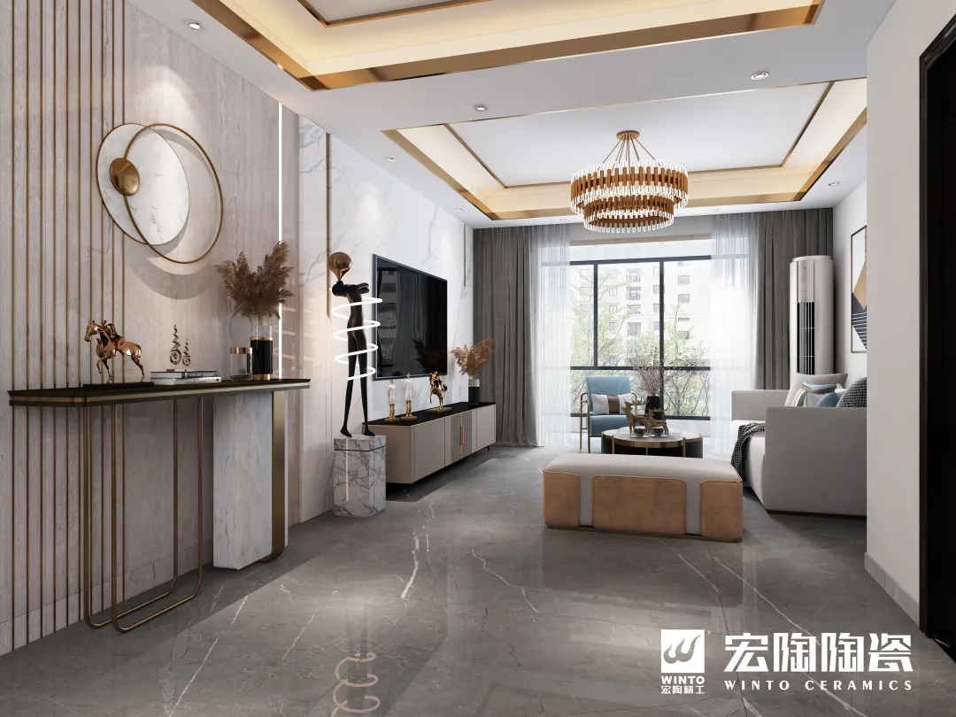 hjc888黄金城岩板装修效果图