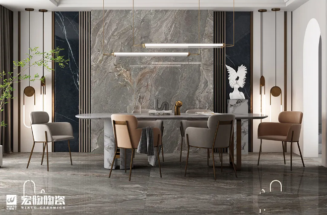 hjc888黄金城岩板装修效果图