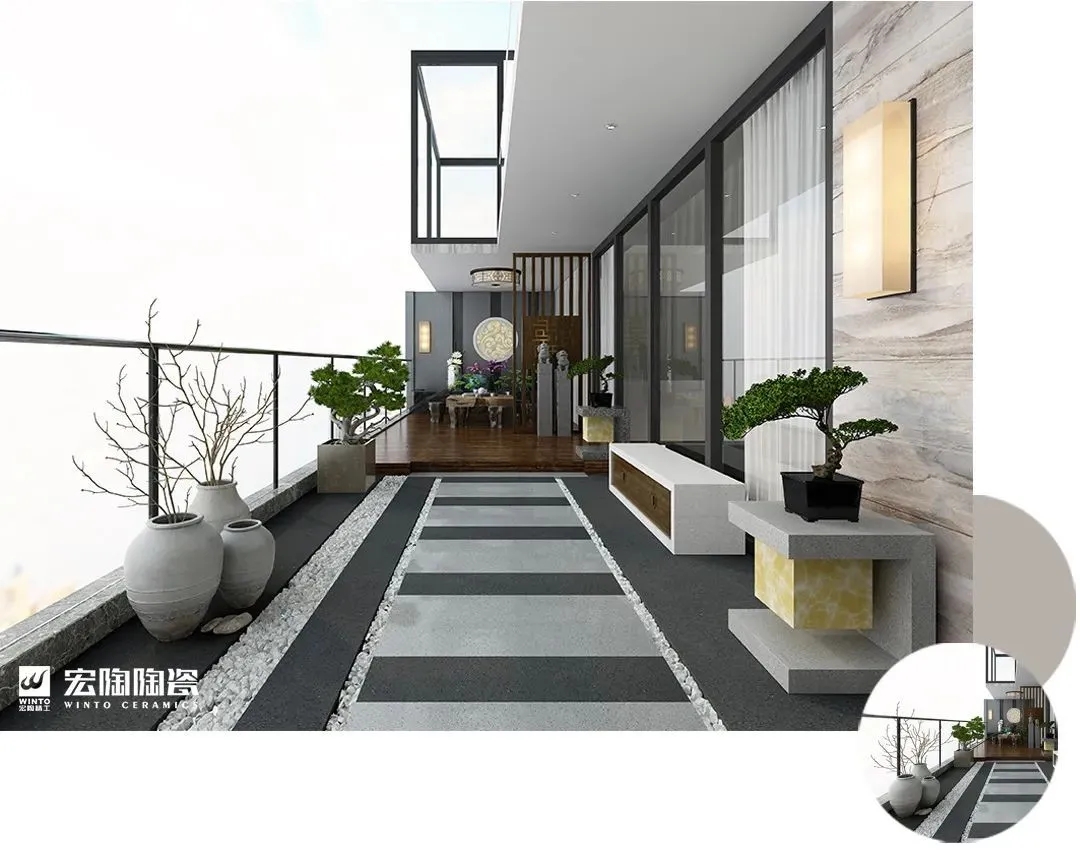 hjc888黄金城阳台装修效果图