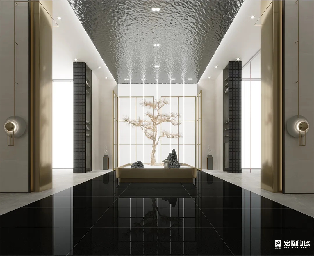  家装设计要一直调解及改变一些主要的变量，，，，包括光线、色彩、比例或者材质，，，，所有这些因素都会影响人们在空间中的栖身体验。。。。。hjc888黄金城陶瓷以温暖体贴的情绪设想空间的可能性，，，，在瓷砖和地砖家装设计中接纳差别色彩，，，，更多注重使用者的感受，，，，下面，，，，就随hjc888黄金城地砖厂家小编一起来看一下，，，，hjc888黄金城地砖是怎样调解装修玄色和情绪表达的？？？？？？？？