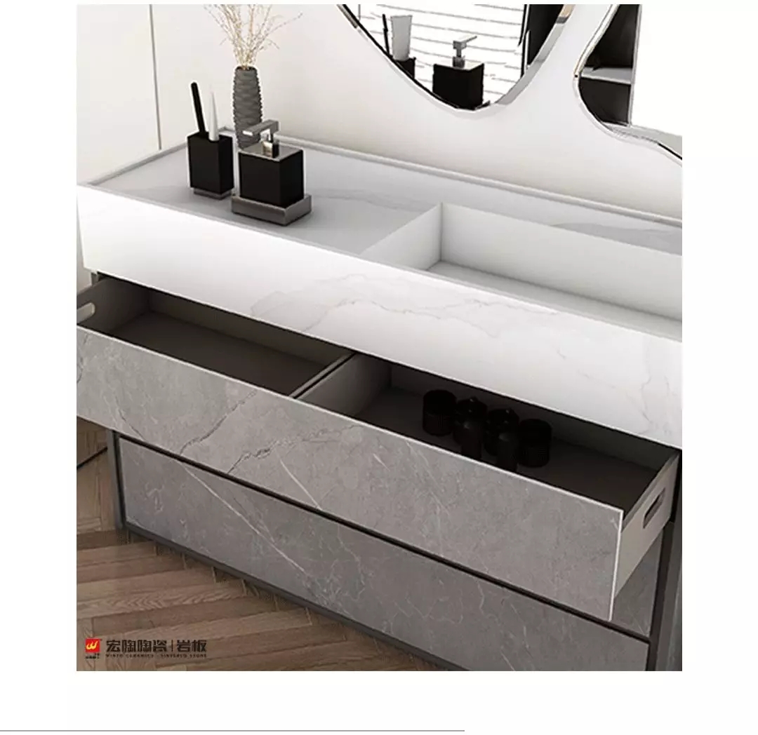 hjc888黄金城15-2680A008雅士白岩板装修效果图