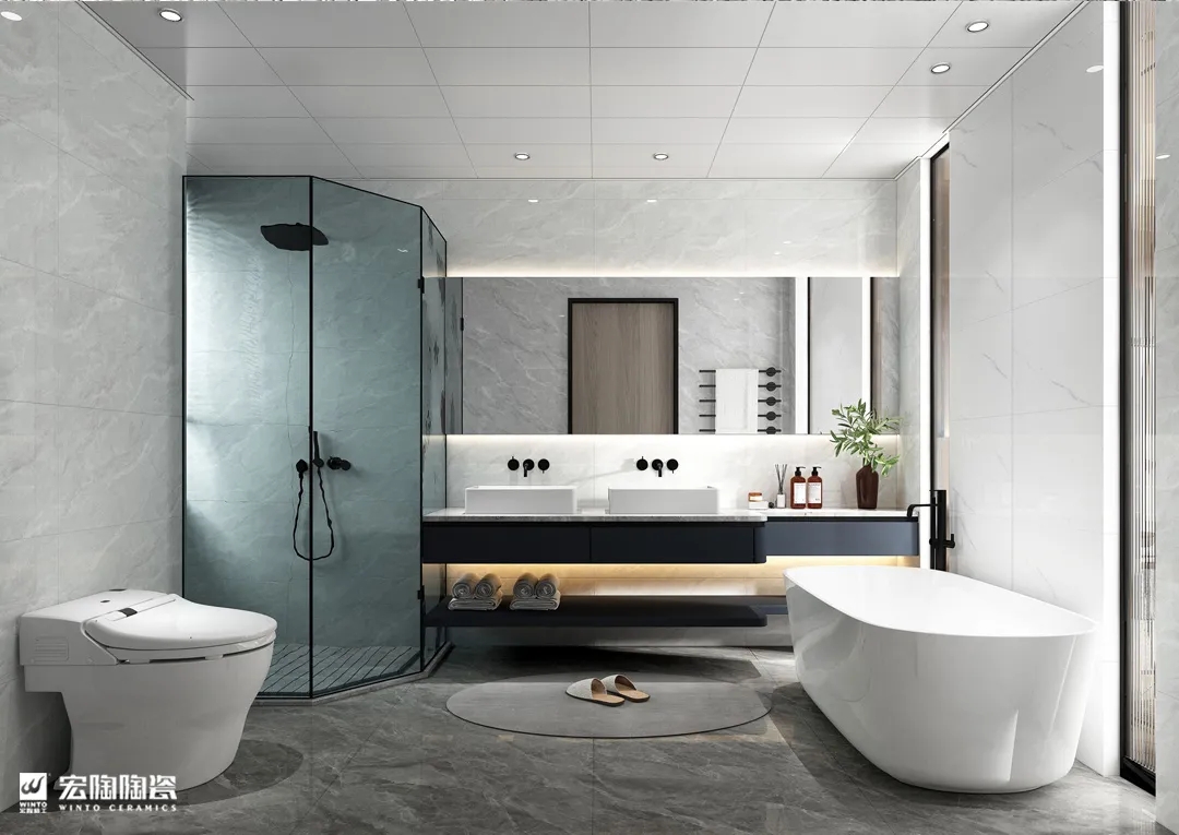 hjc888黄金城地砖TPGR84012埃迪尔400×800mm效果图