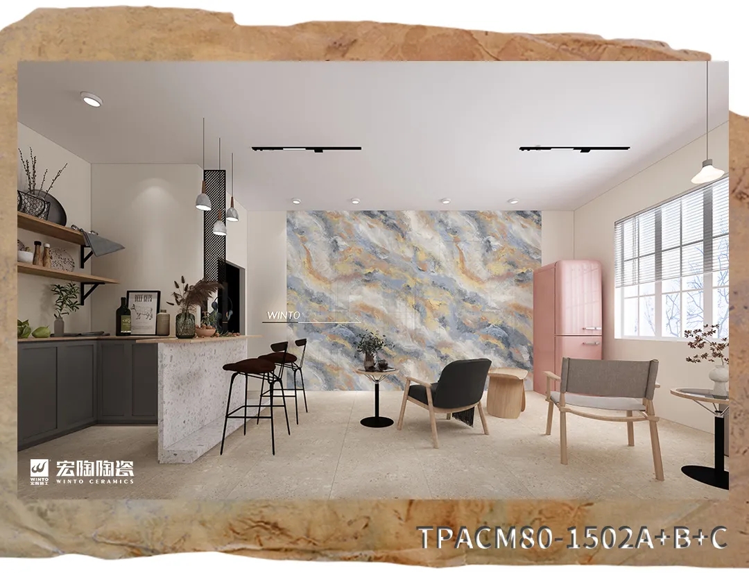 hjc888黄金城地砖戏精人格浪漫派装修效果图