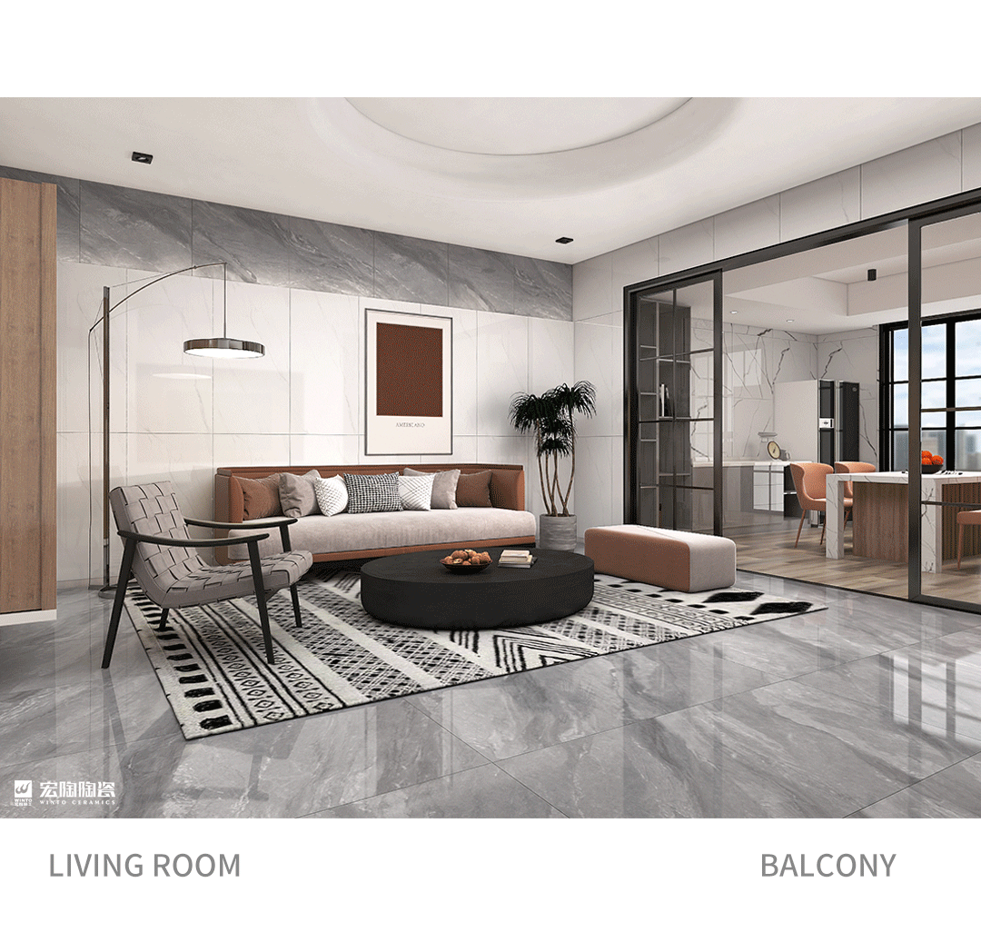 hjc888黄金城TPGR26017凝脂白瓷砖地砖装修效果图