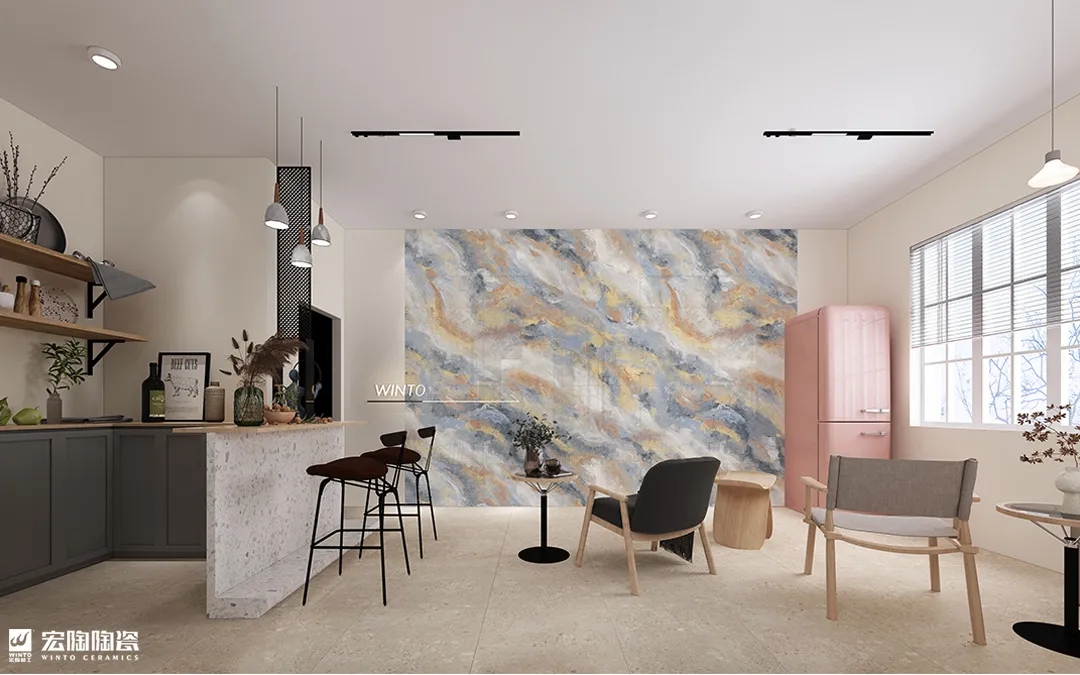 hjc888黄金城TPACM80-1502A+B+C丁托列托 瓷砖地砖800×800mm效果图