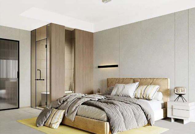 hjc888黄金城质感砖卧室装修效果图