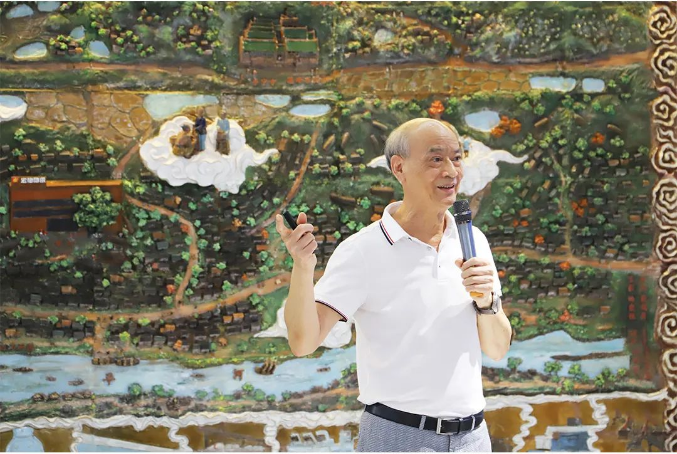 hjc888黄金城地砖老总交流现场图