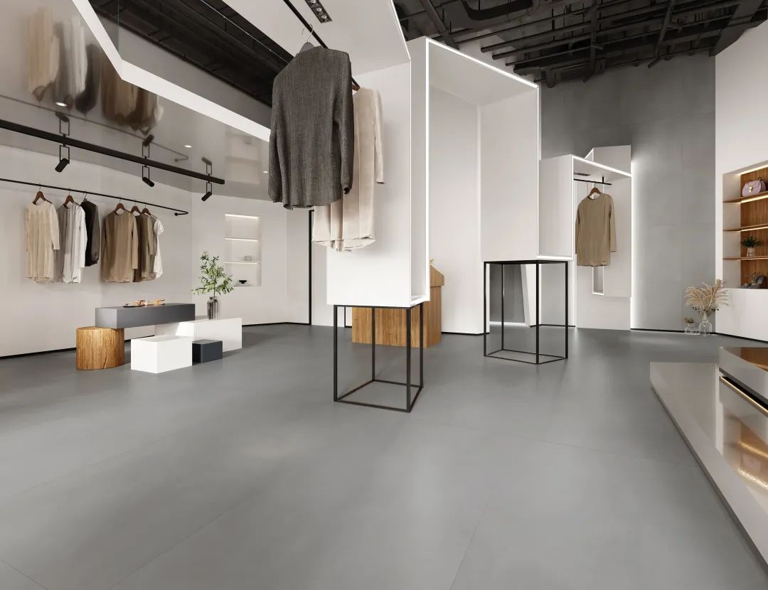 hjc888黄金城琉光·质感砖系展厅效果图