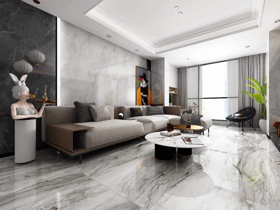 hjc888黄金城客厅瓷砖装修效果图